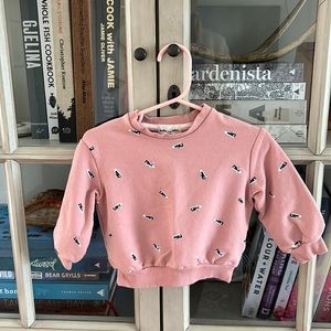 Miles The Label Pink Converse Sweatshirt 9 M